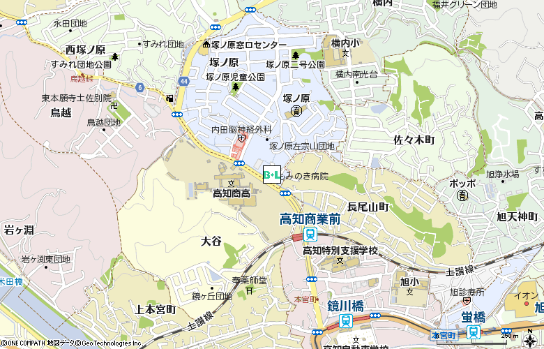 有）内田コンタクトレンズ付近の地図